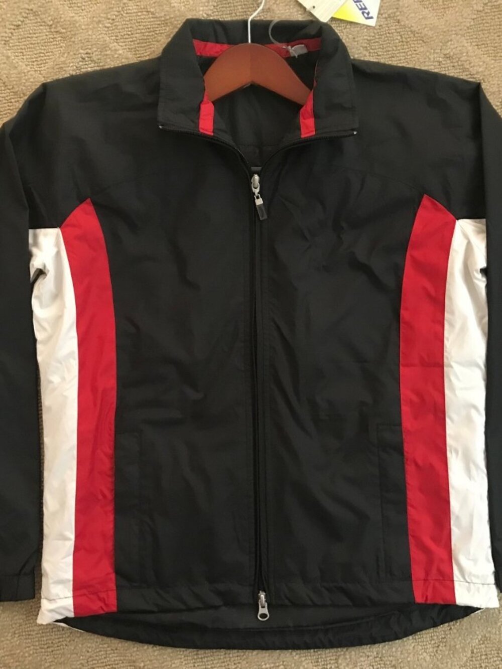 Callaway Golf Women's CW25178 Replex-LT Travel Jacket Black Red NWT